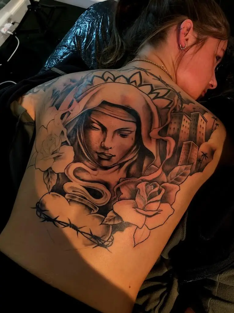 Neo traditional tatovering fra Black Atlas